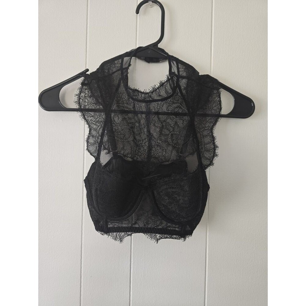Victoria's Secret Black Lace Bralette 34B